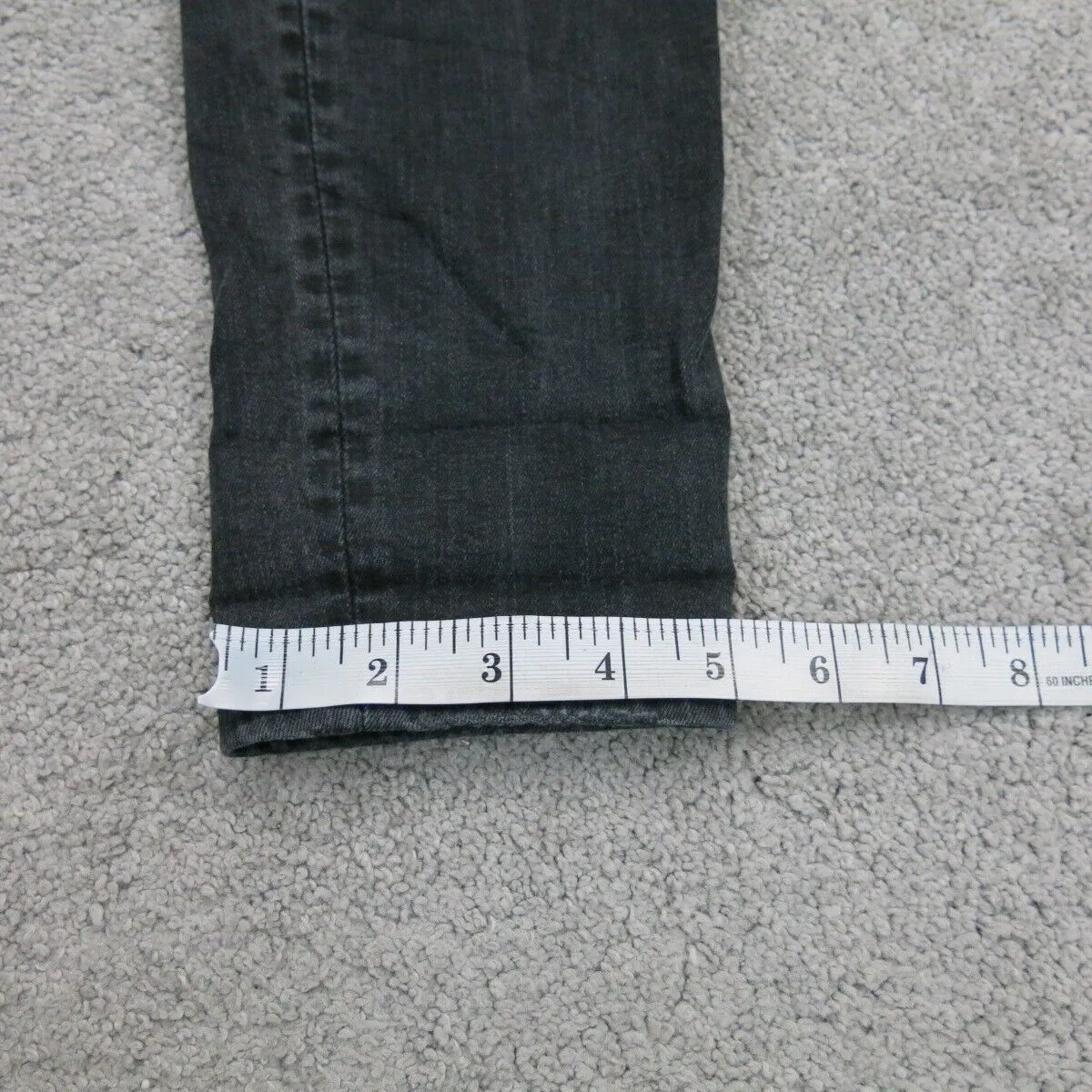 American Eagle Women Jeans Skinny Leg Jeans Distressed High Rise Black Size 10