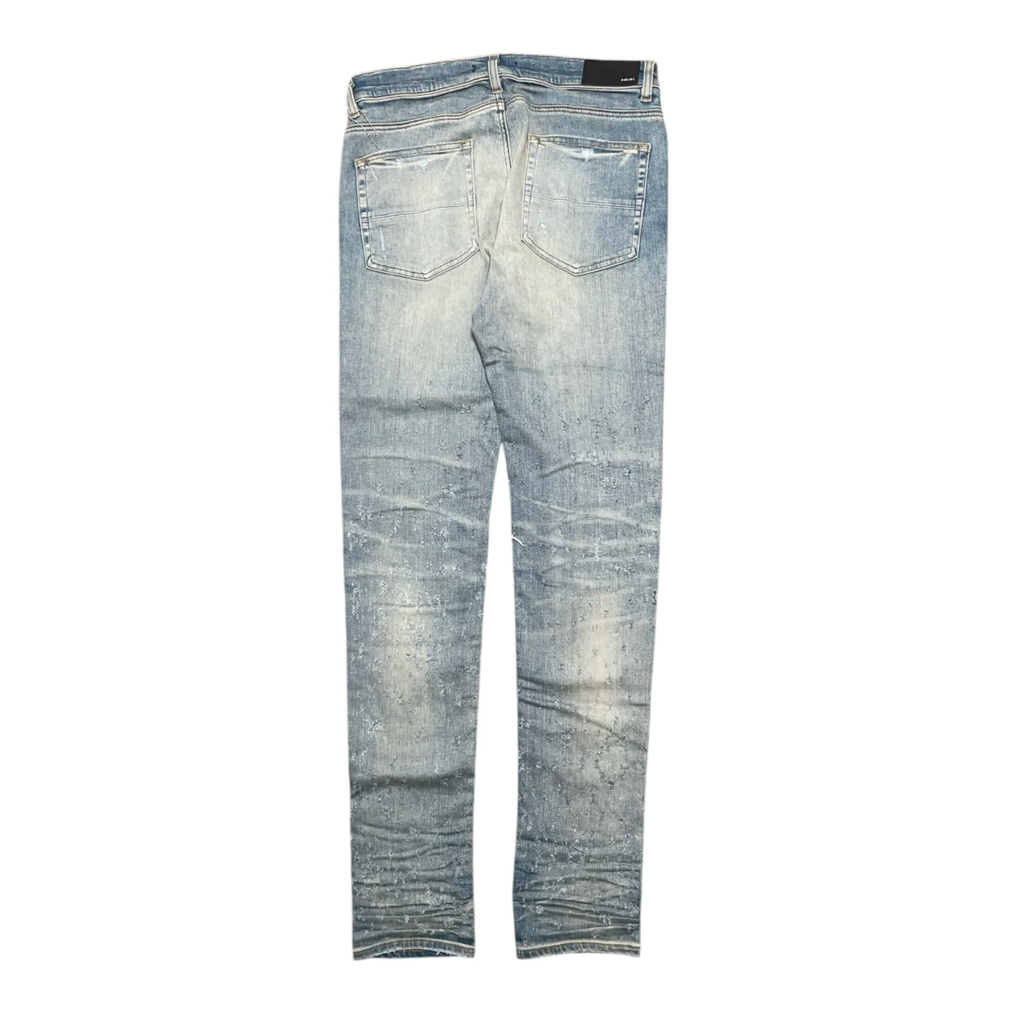 Amiri Shotgun Distressed Jeans Clay Indigo