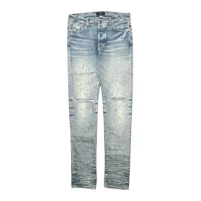 Amiri Shotgun Distressed Jeans Clay Indigo