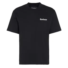 Barbour Bowery Oversized Graphic T-Shirt Black