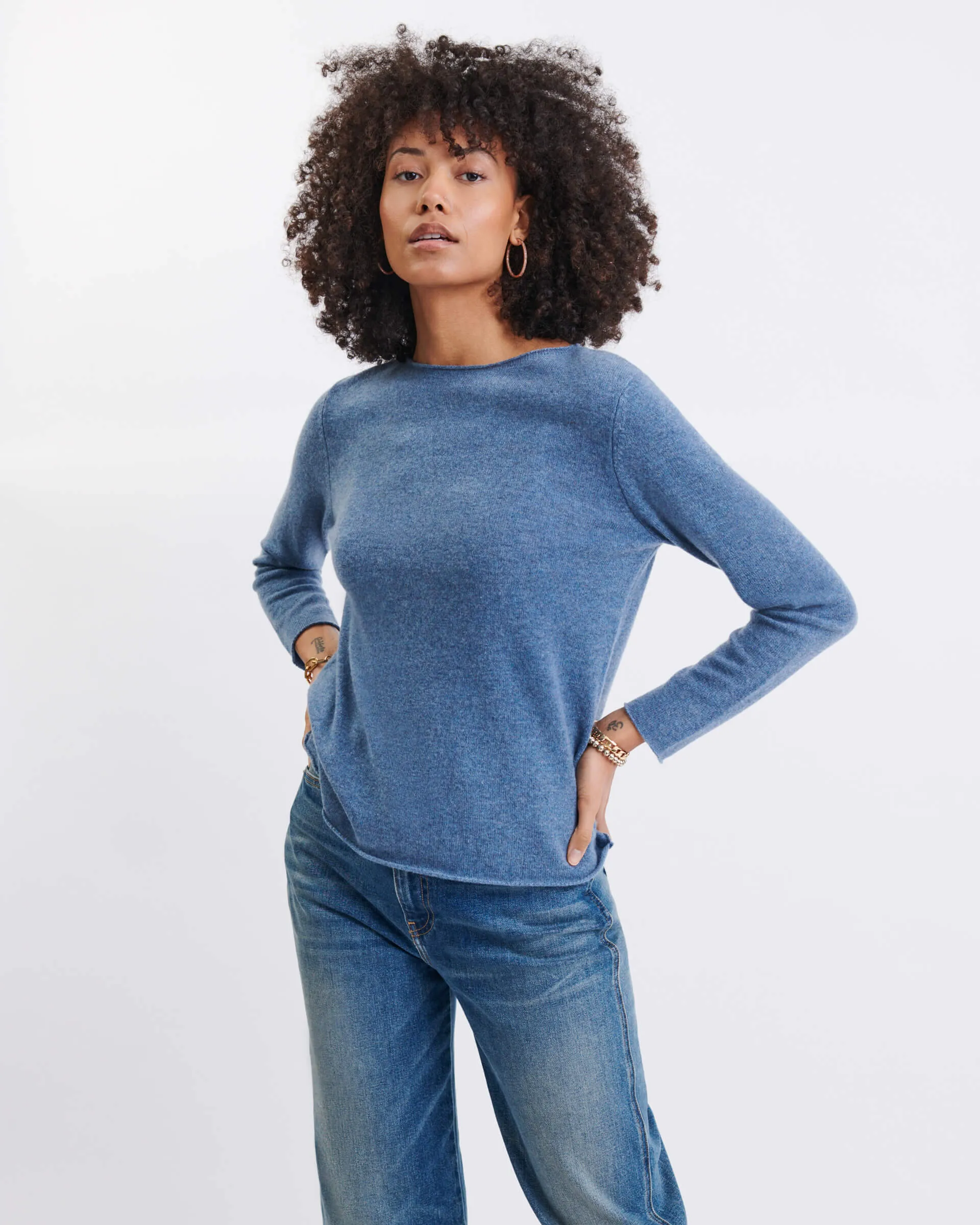 Carmel Fitted Cashmere Sweater