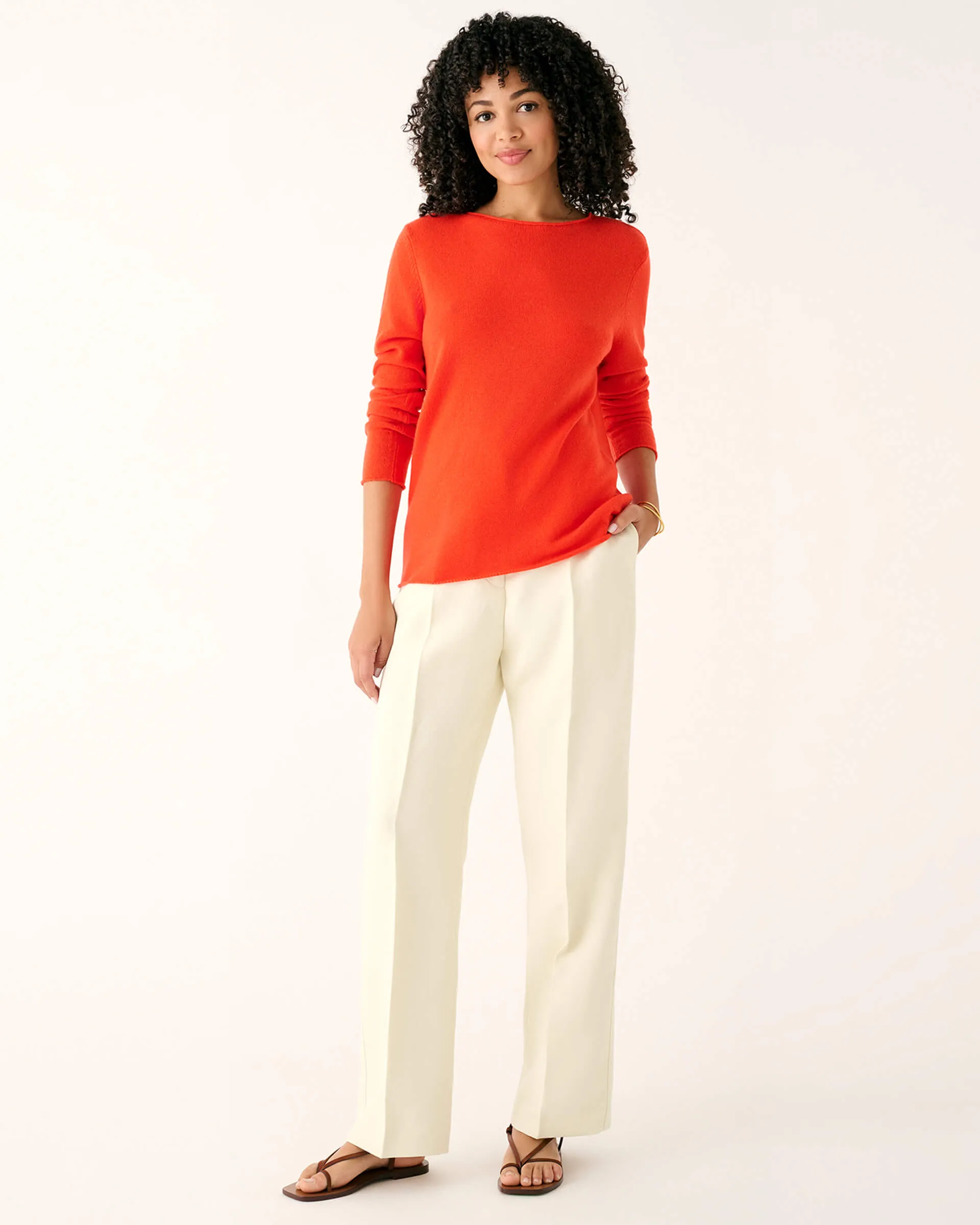 Carmel Fitted Cashmere Sweater