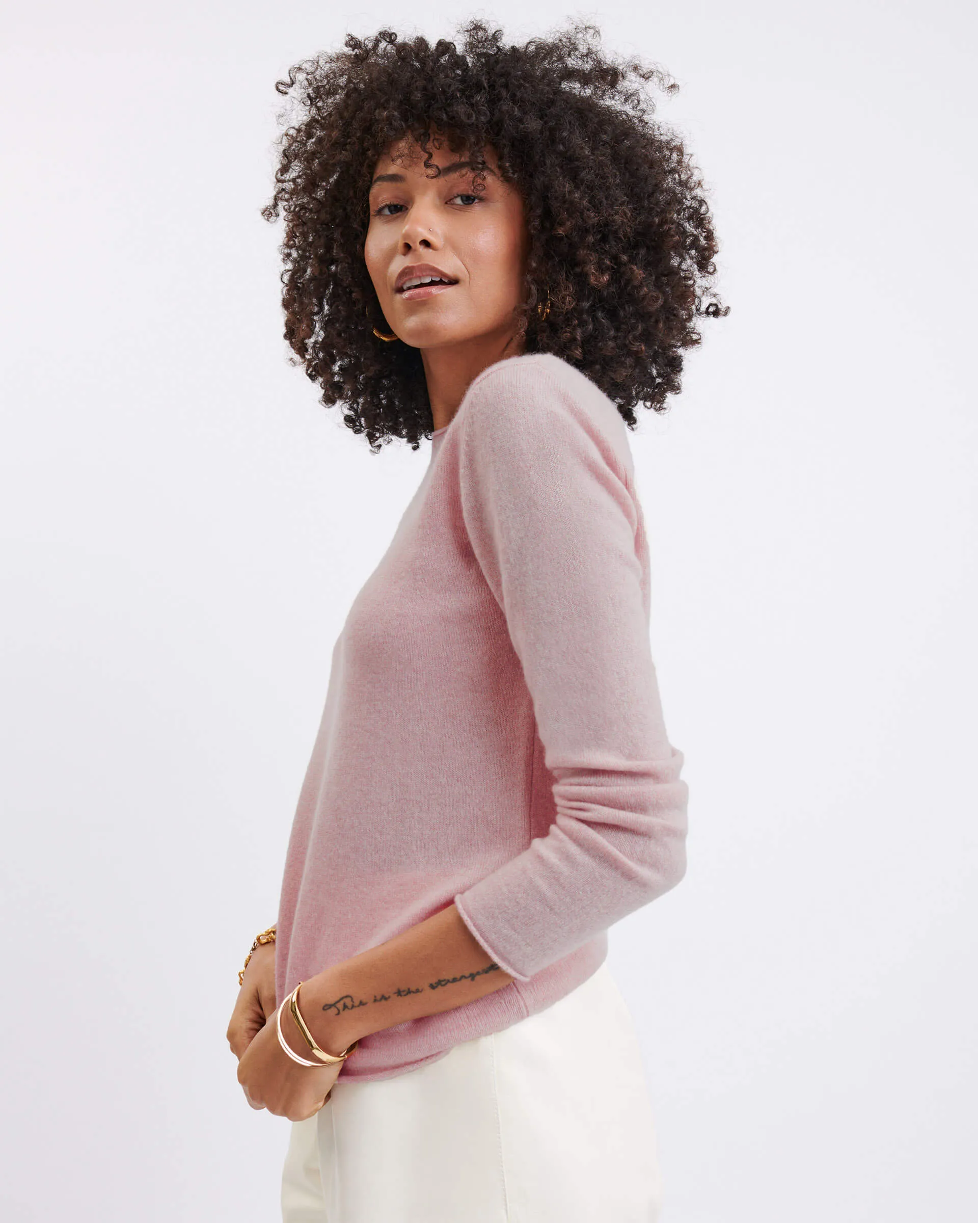 Carmel Fitted Cashmere Sweater