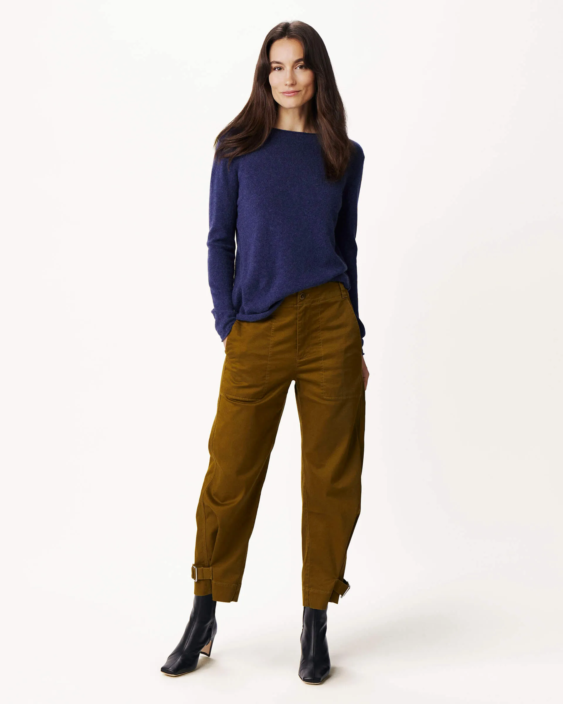 Carmel Fitted Cashmere Sweater