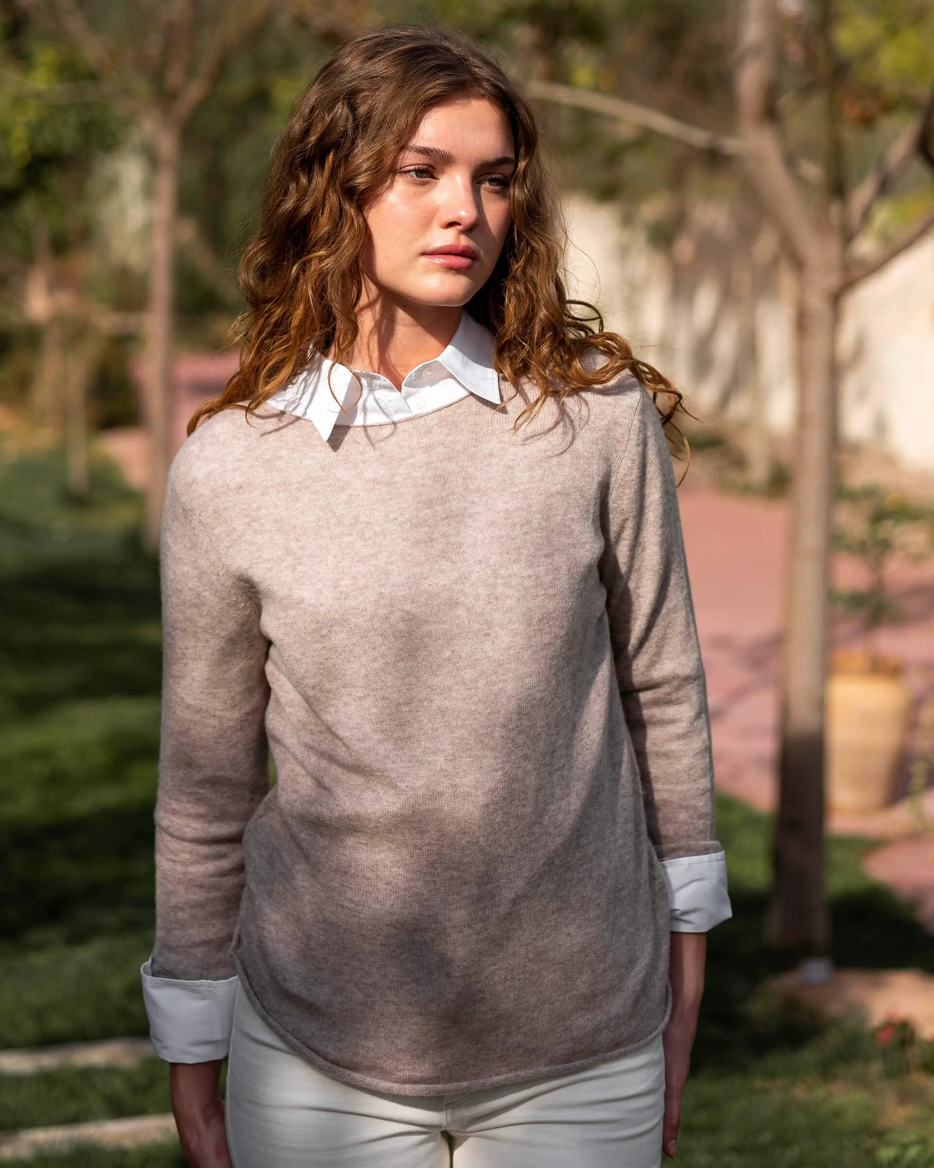 Carmel Fitted Cashmere Sweater