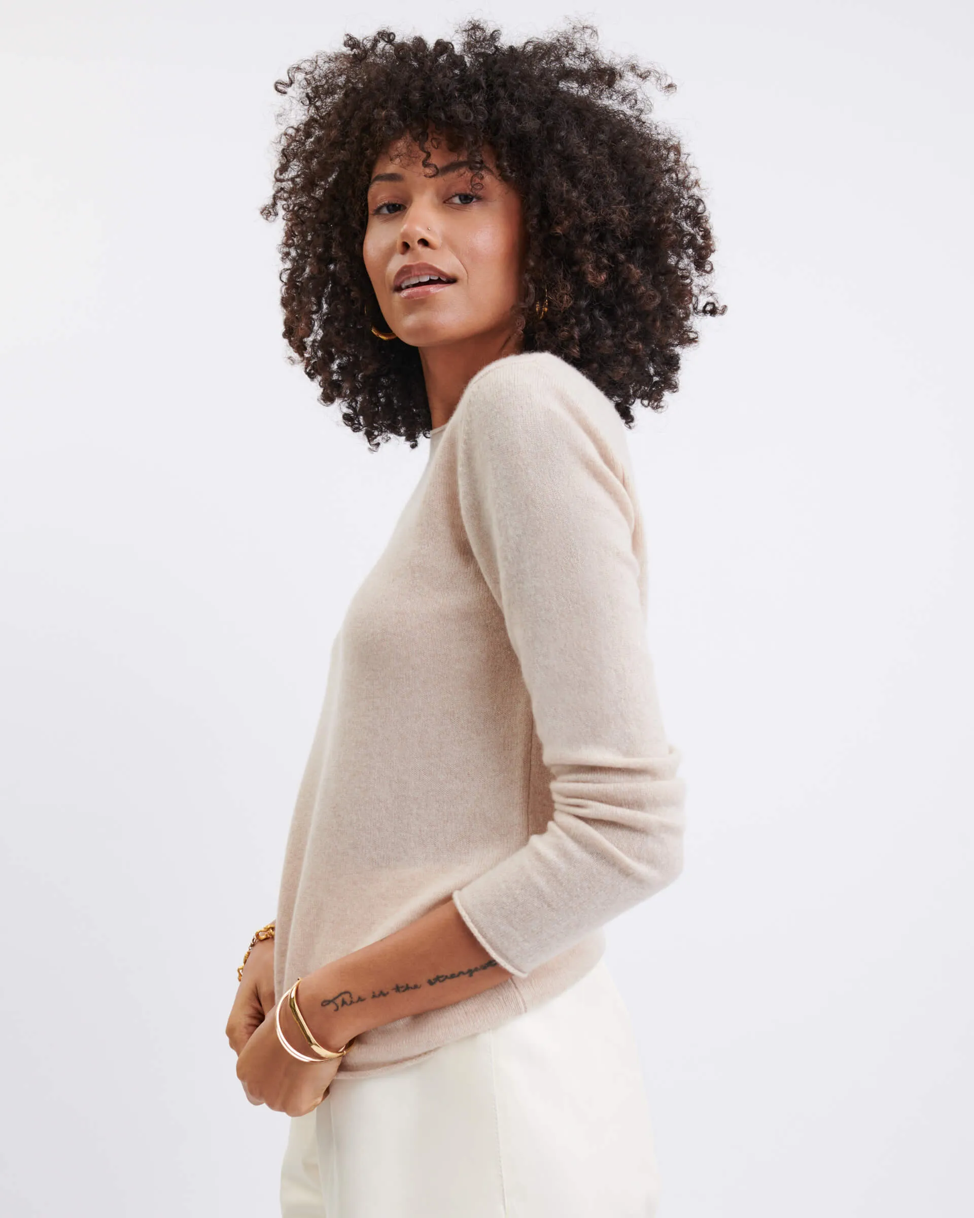 Carmel Fitted Cashmere Sweater