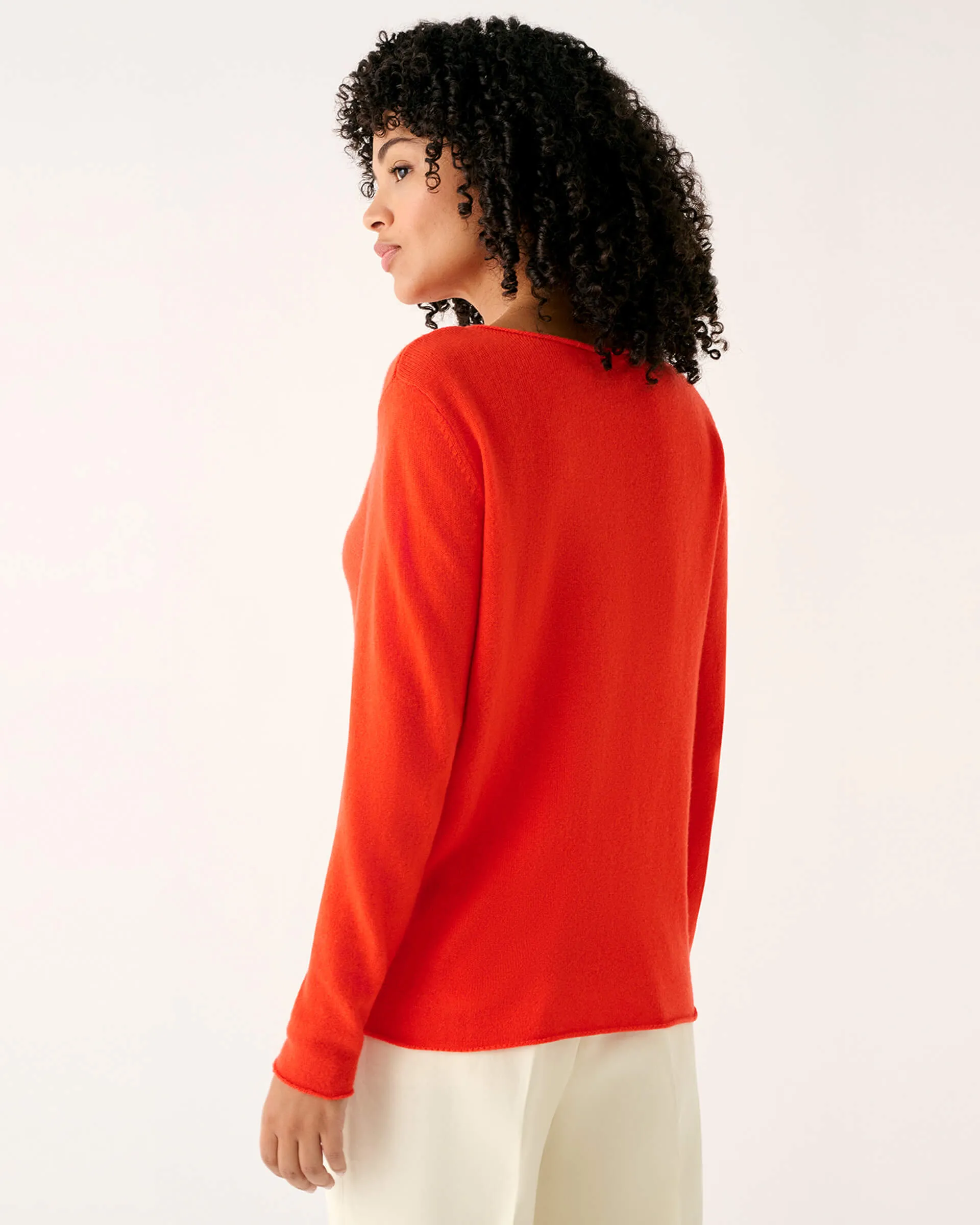 Carmel Fitted Cashmere Sweater