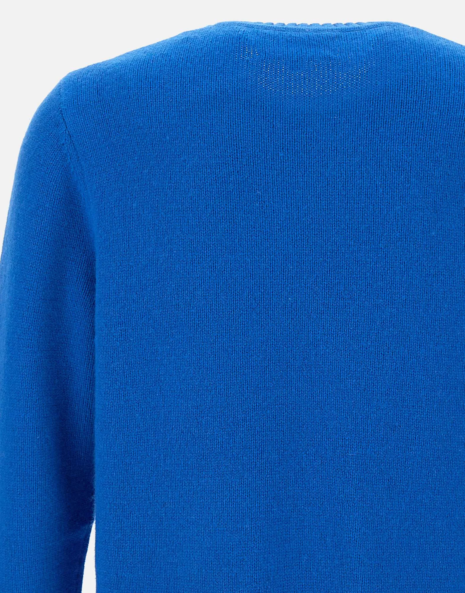 Cobalt Blue Cashmere and Wool Jumper