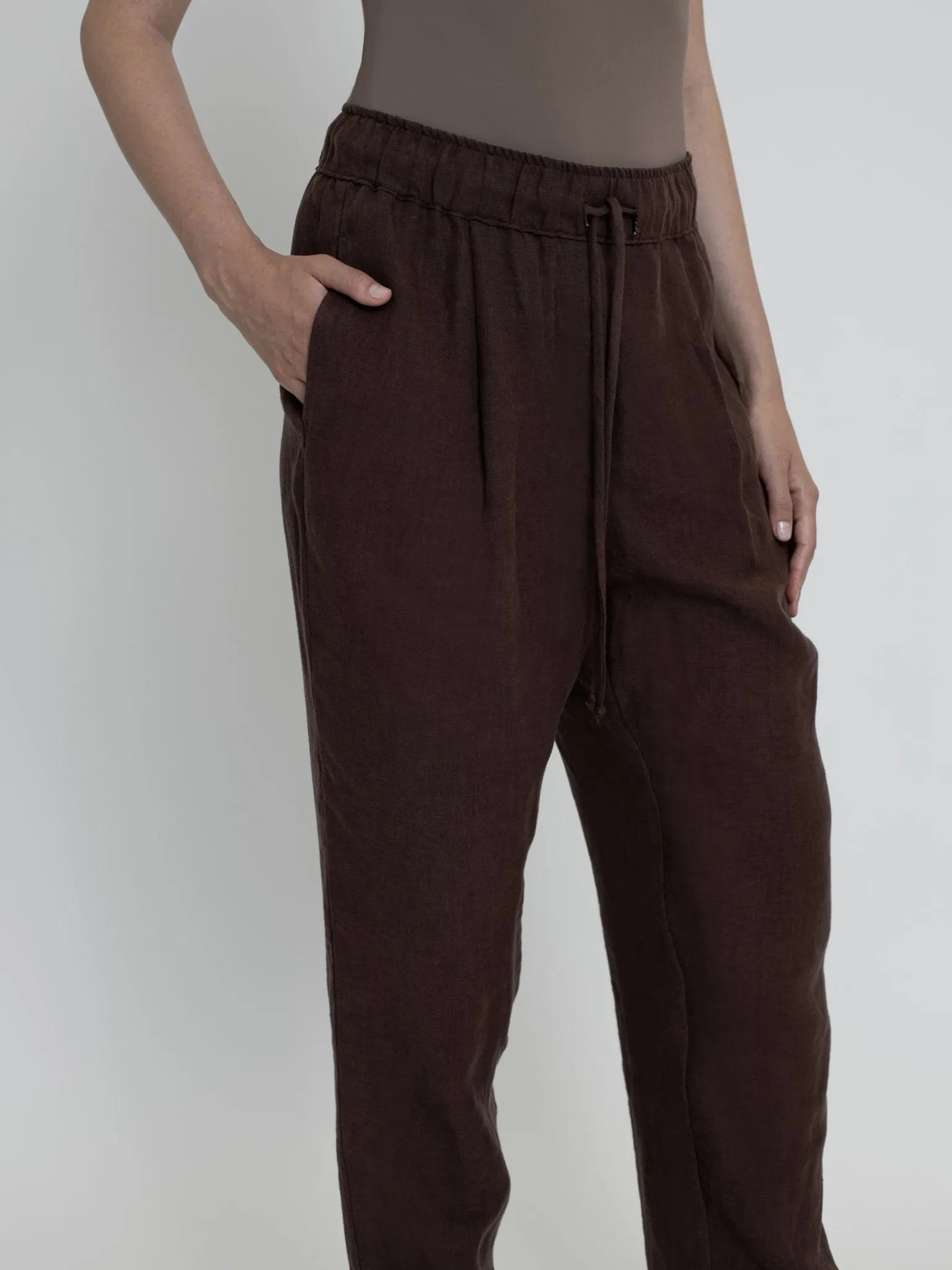 Essential Drawstring Linen Pants