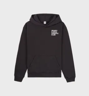 Exercise Often Hoodie - Faded Black/White