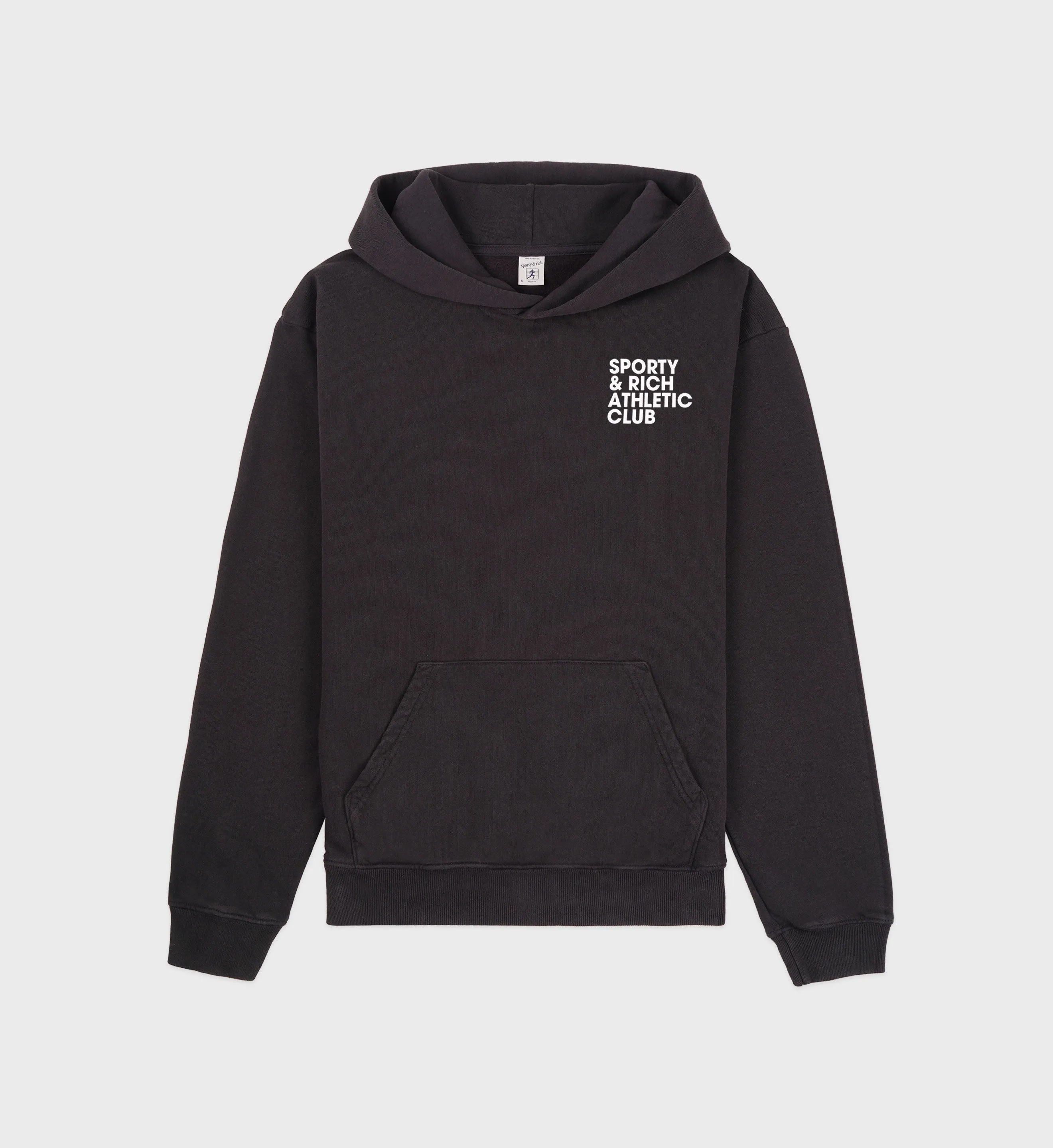 Exercise Often Hoodie - Faded Black/White