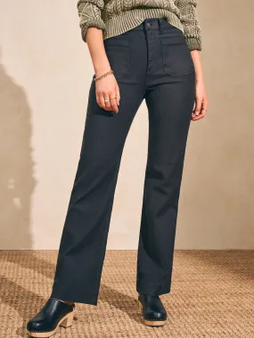 Faherty Stretch Terry Wide Leg Pant