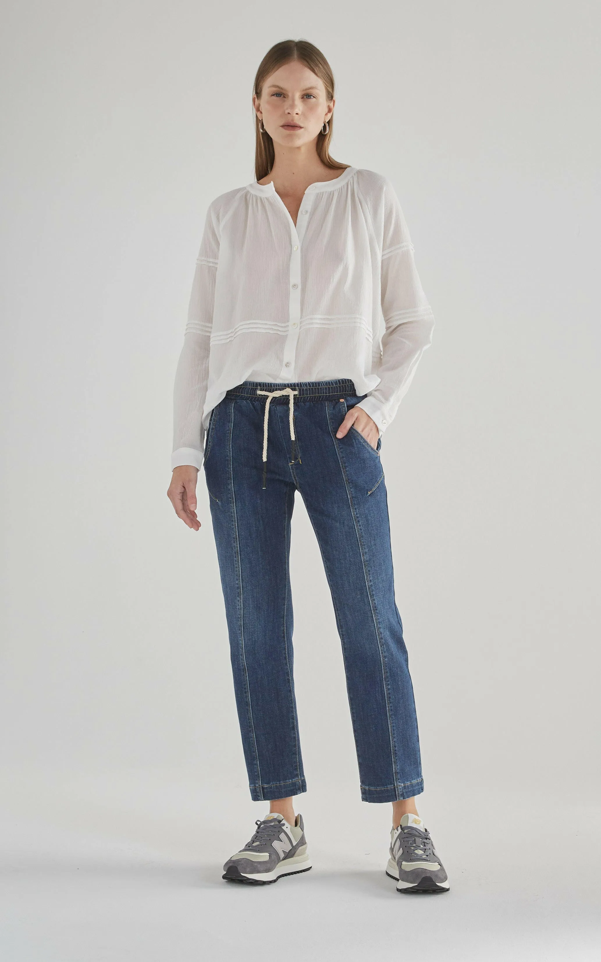 Featherlight Paris Blue Stretch Pants