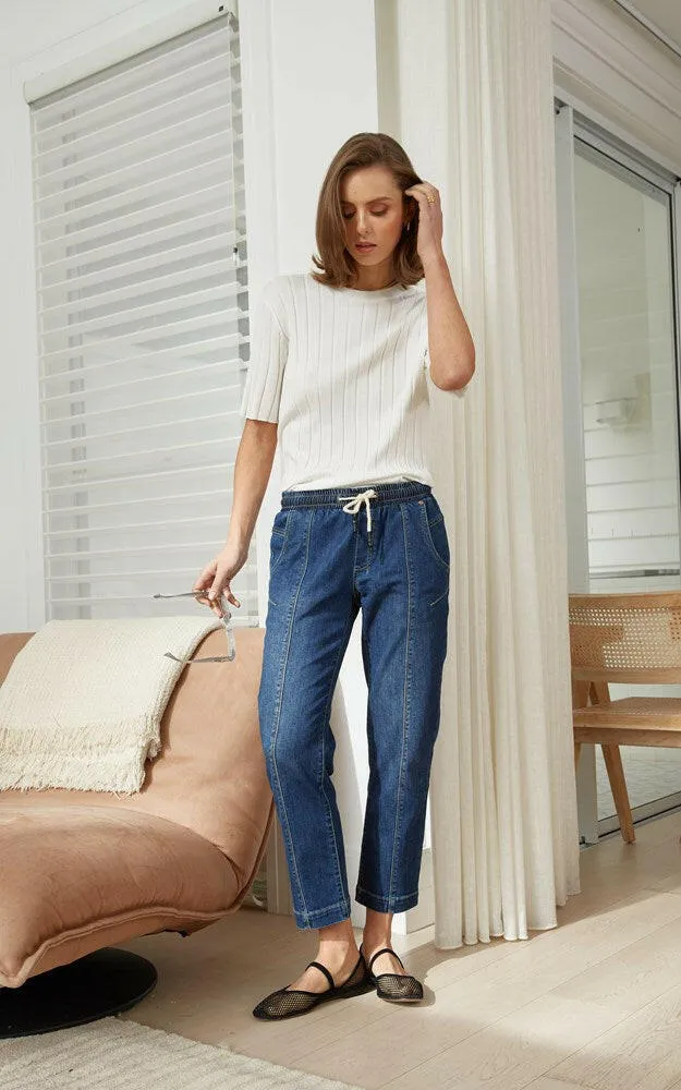 Featherlight Paris Blue Stretch Pants