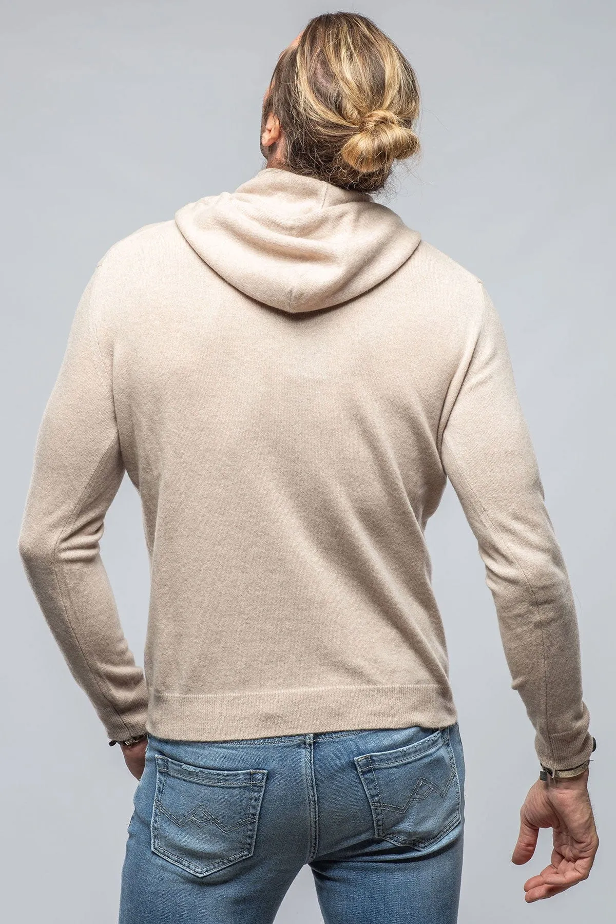 Florio II Cashmere Hoodie In Beige