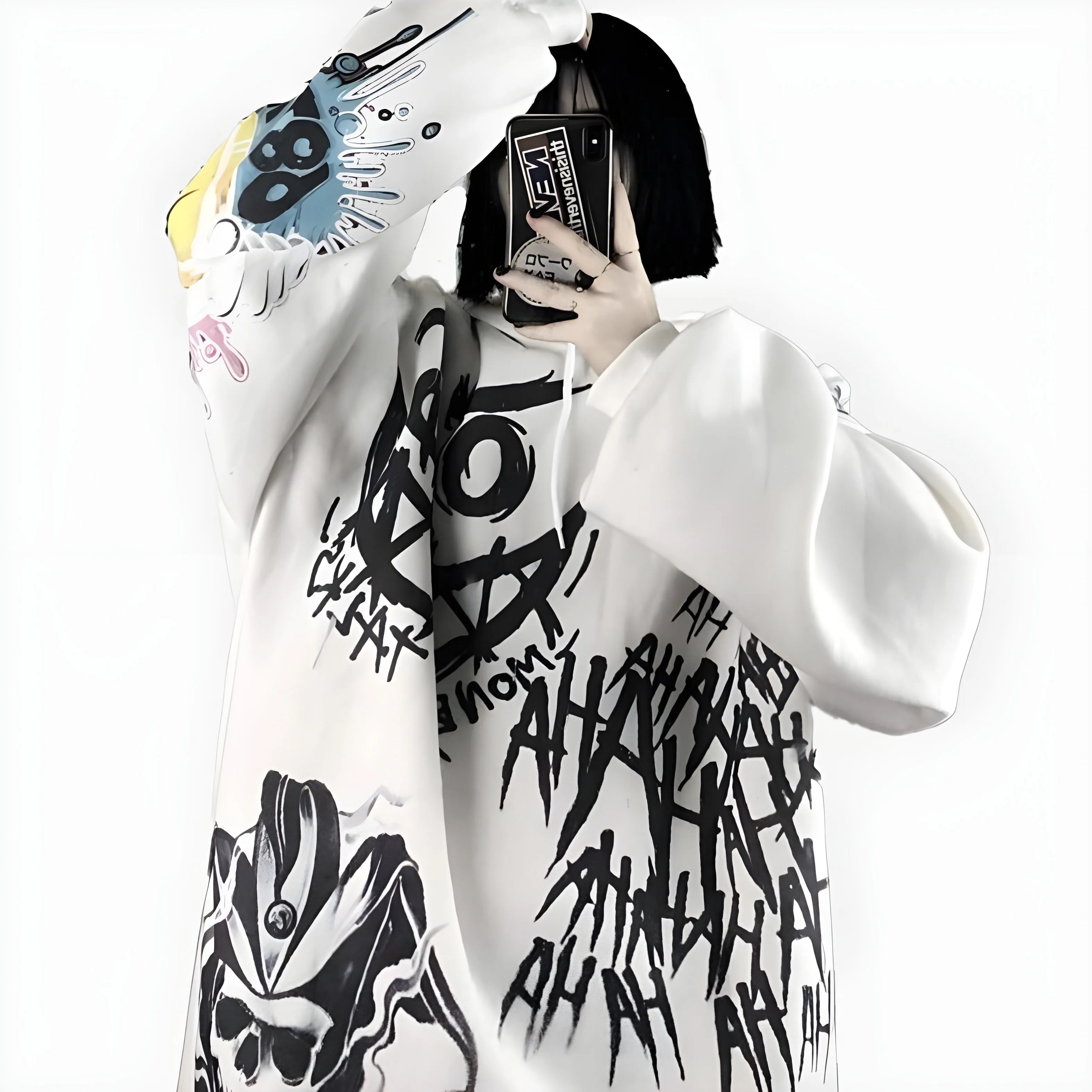 Gothic Japan Oversized Hoodie