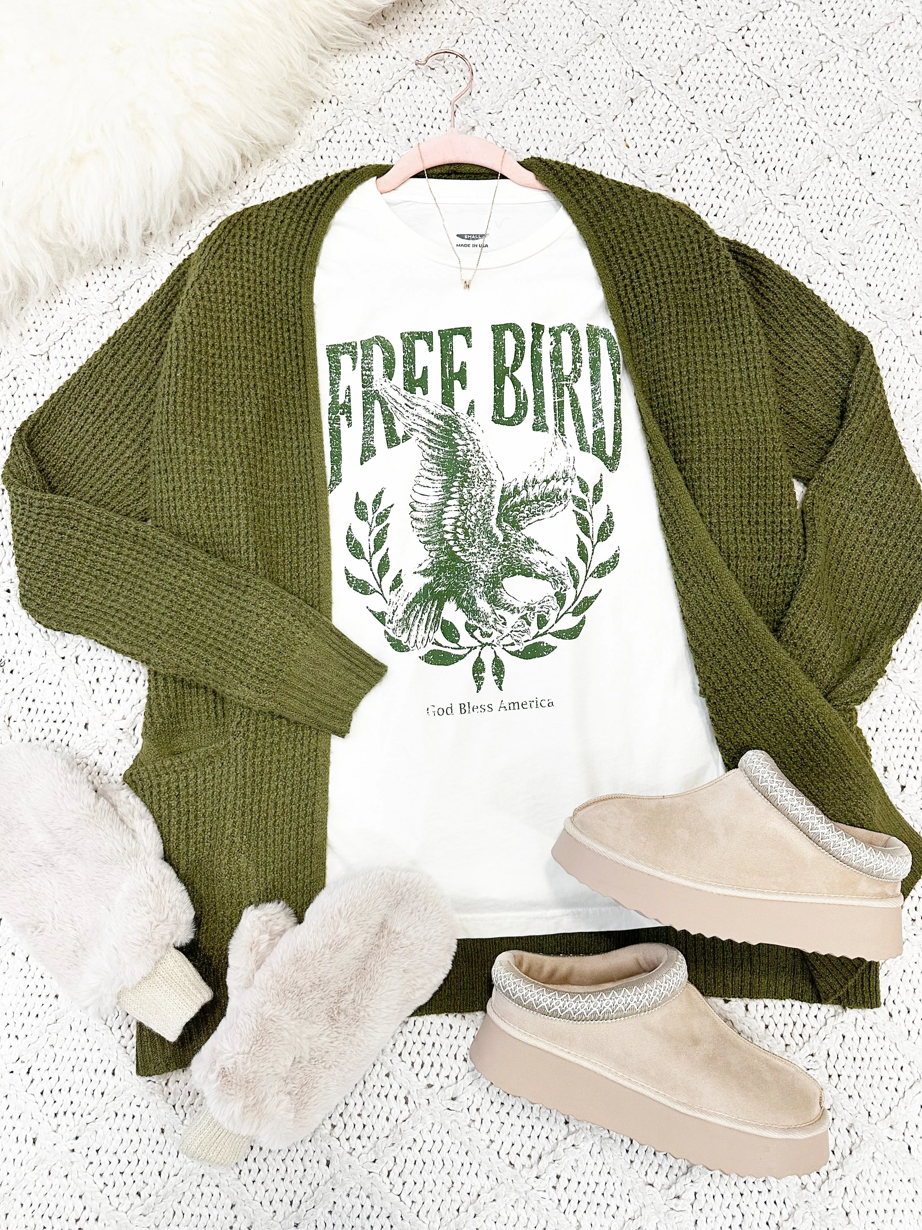 Green Free Bird Tee