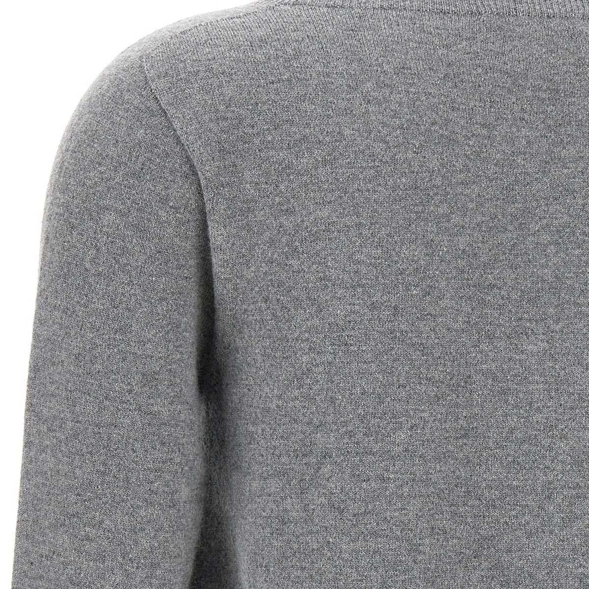 Grey Cashmere and Wool Sweater for Women