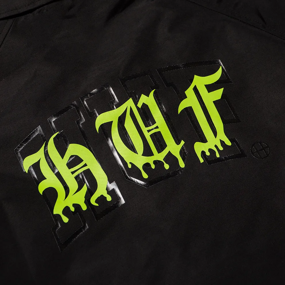 HUF DISCORDIA COACH JACKET // BLACK