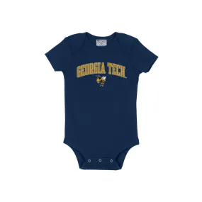 Infant Georgia Tech Yellow Jackets Navy Onesie