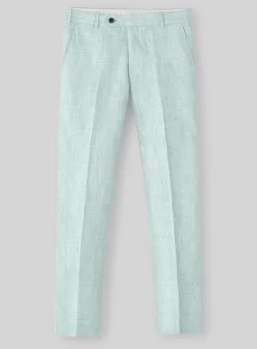 Italian Linen Mint Green Pants