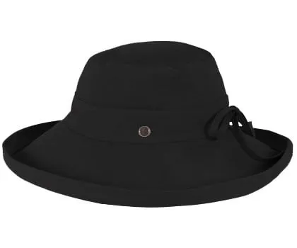 Kooringal Cotton Wide Brim Noosa - Black