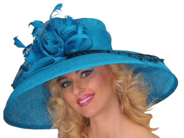 Lauren Wide Brim Sinamay Hat