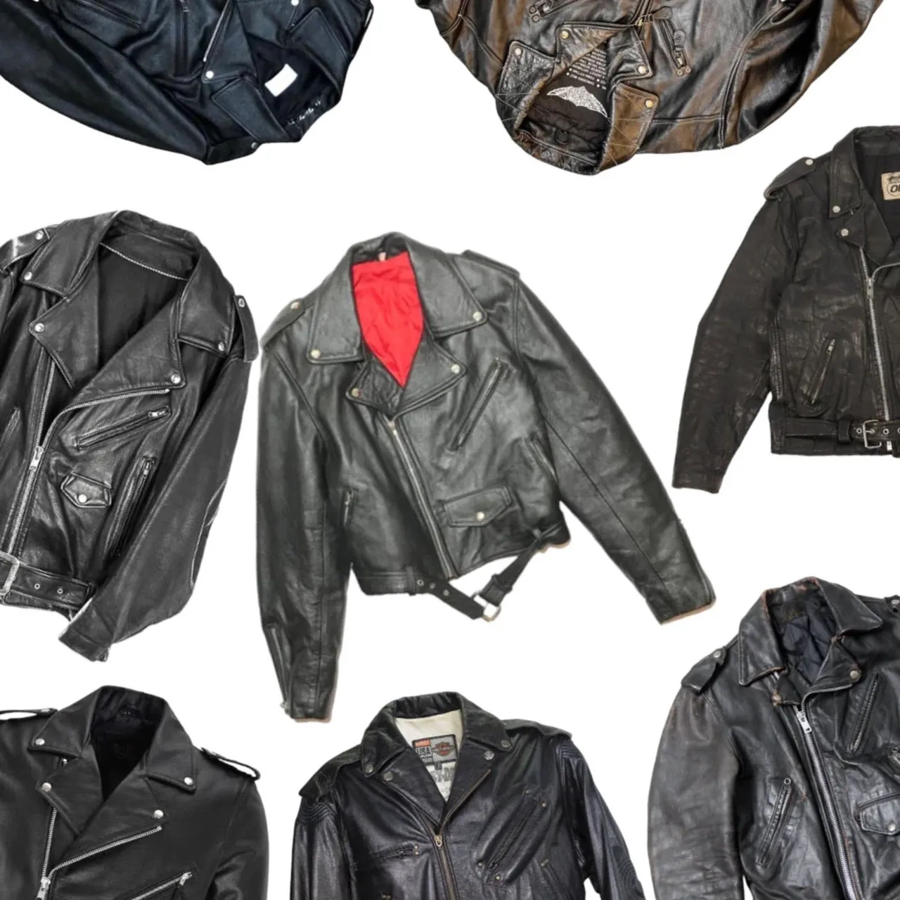 LEATHER MOTORBIKE JACKET BALE- 15PC