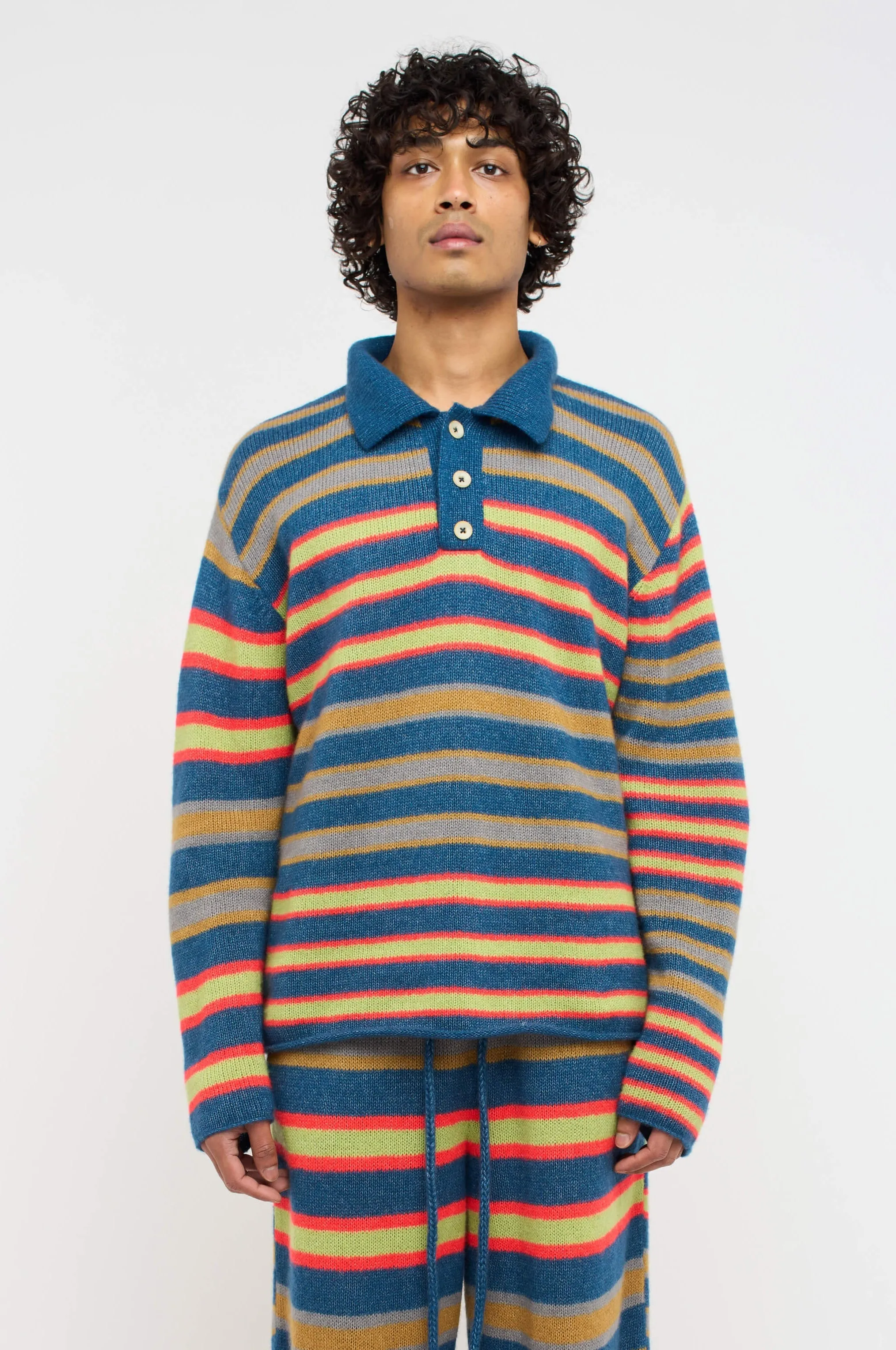 Leo Stripe Polo LS