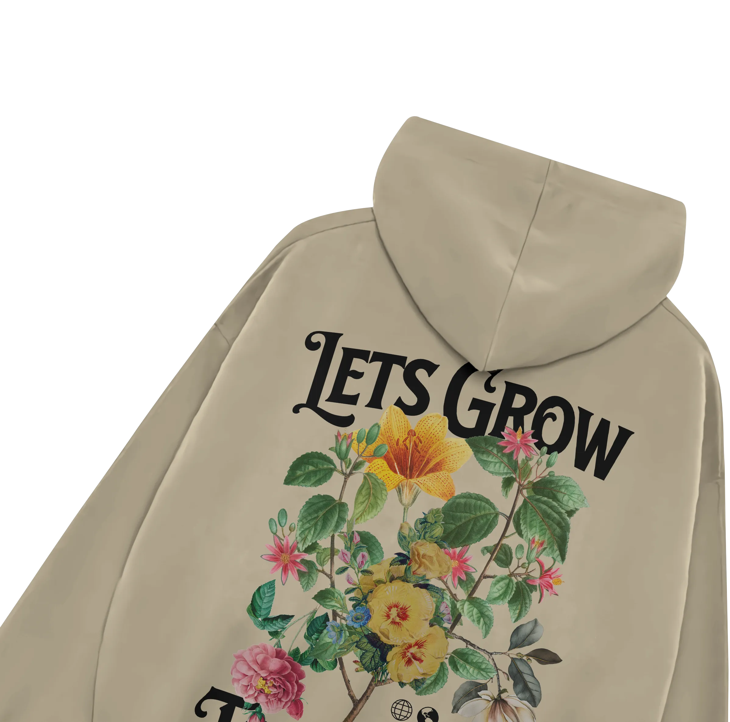 Let's Grow Together Premium Fleece Hoodie