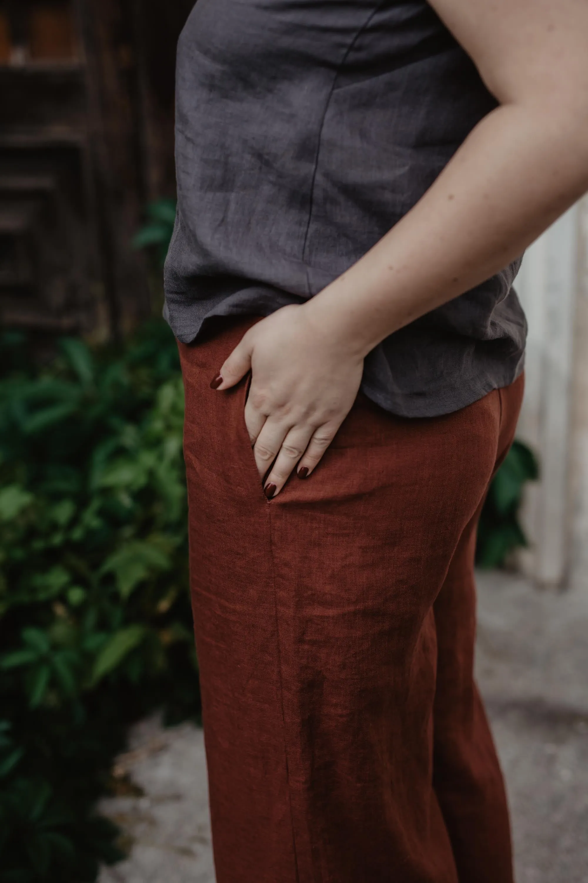 Linen Pants Tokyo - Terracotta