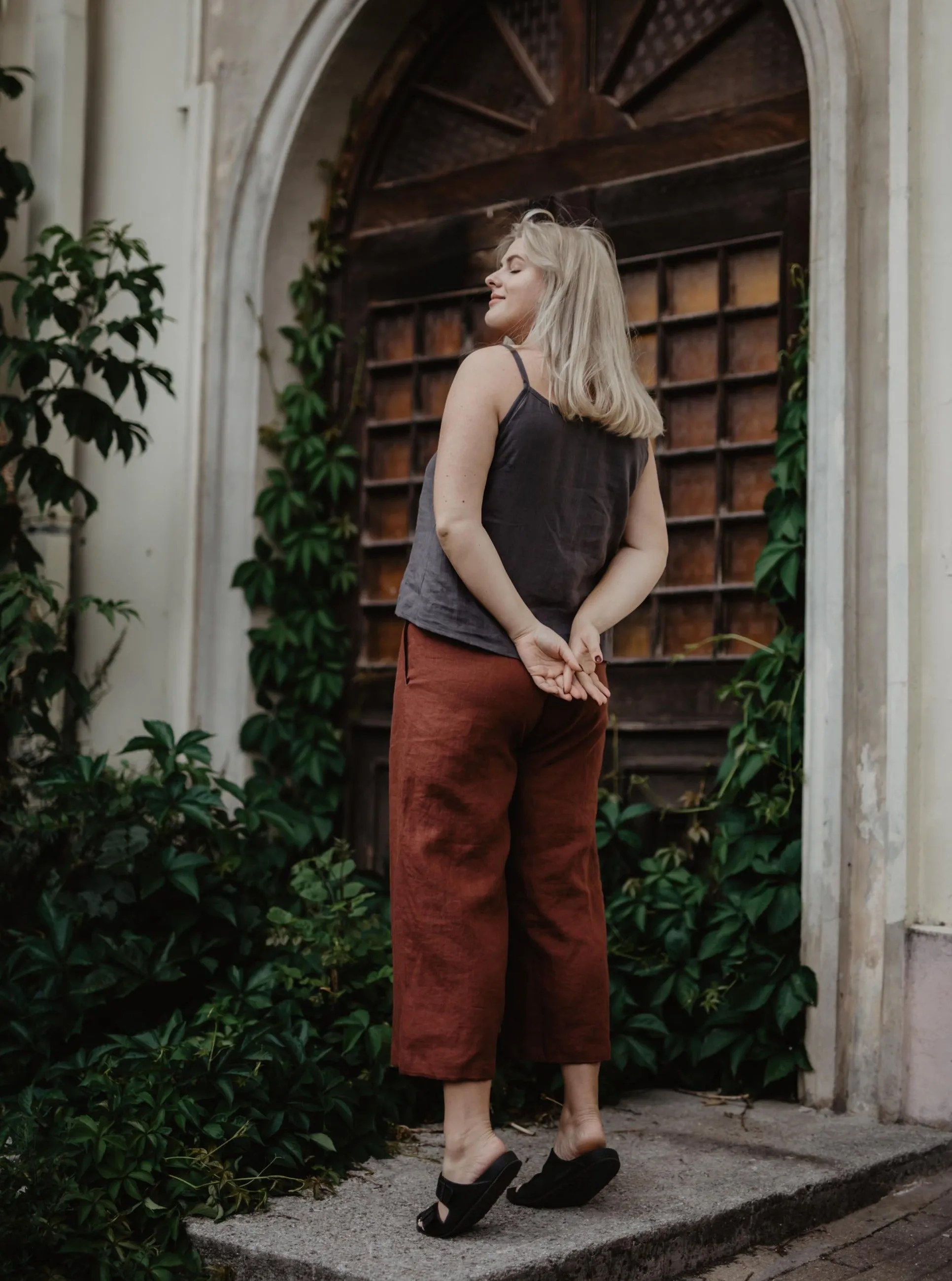 Linen Pants Tokyo - Terracotta