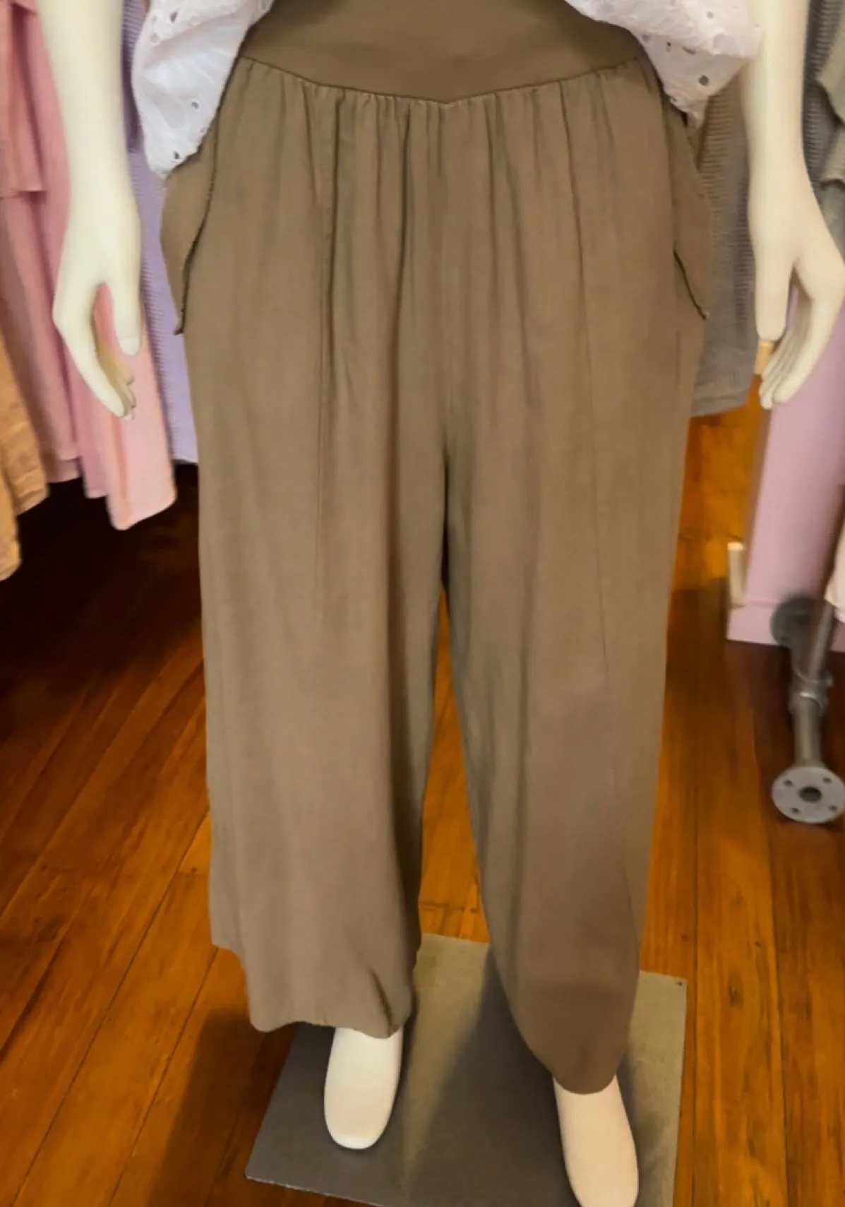 Made in Italy Sabrina Linen Pants