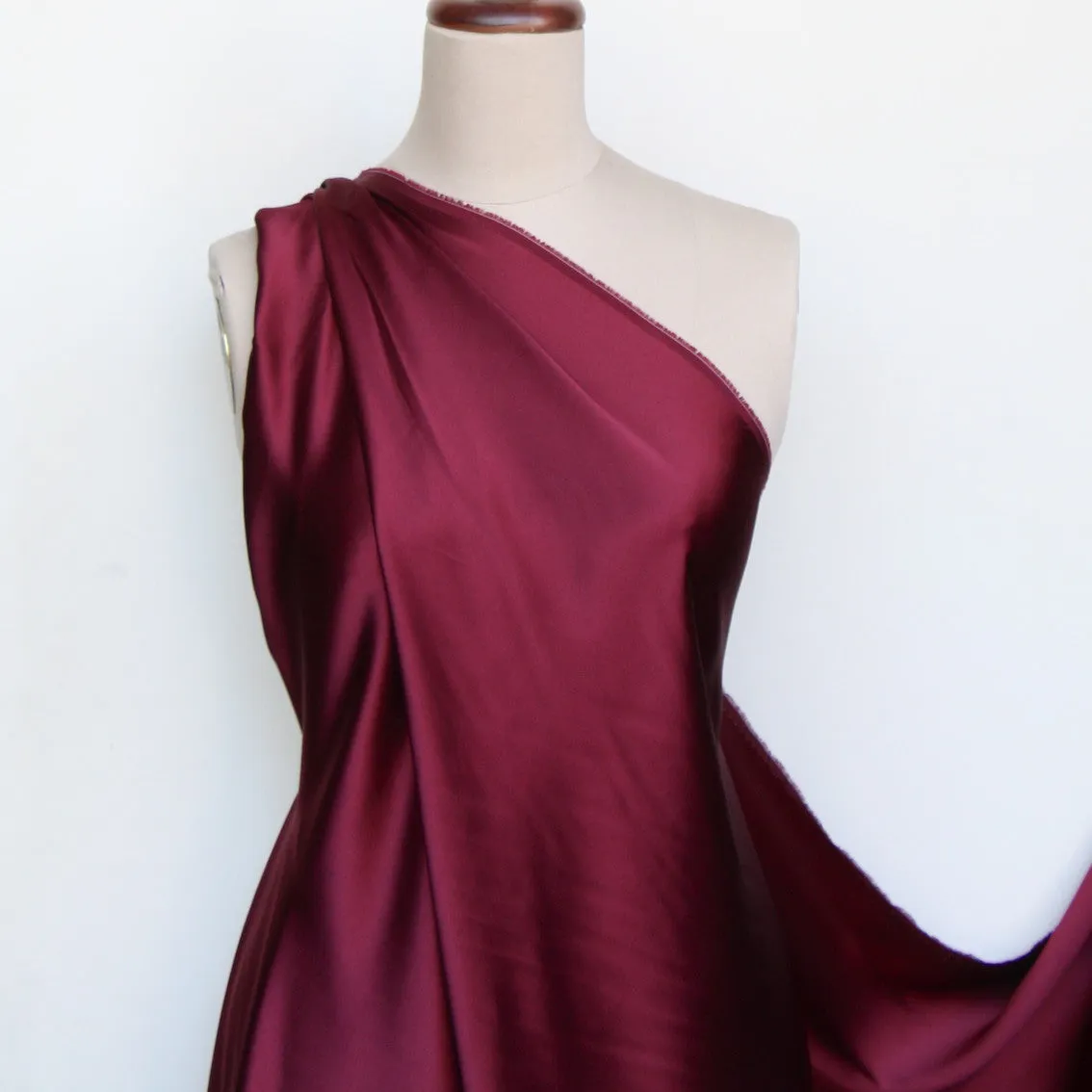 Merlot Silk Satin