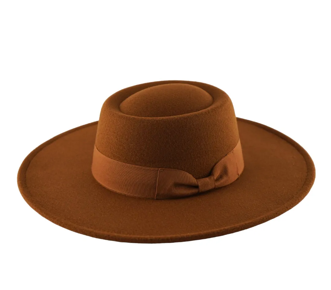 Milan Bolero Hat - Brown