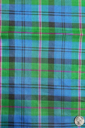 Multicolor Organza Plaids