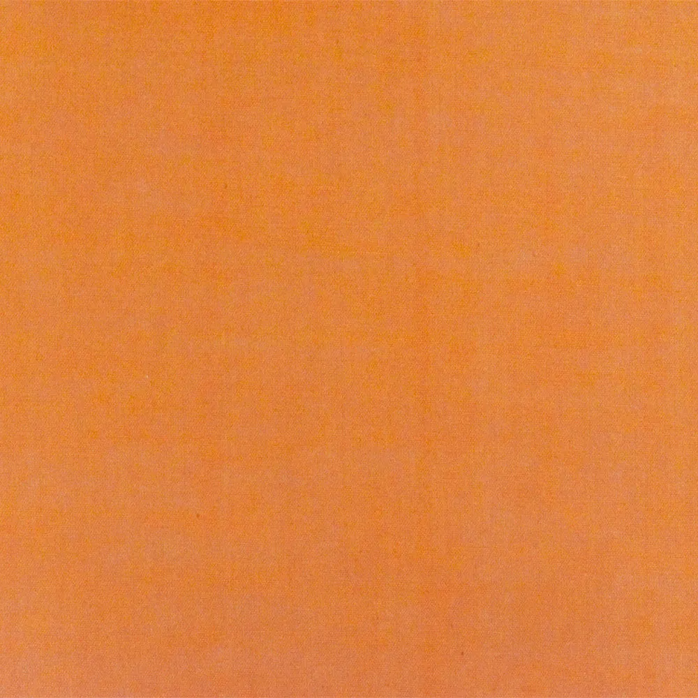 Orange Solid Slub Cotton Silk Lawn Woven Fabric