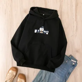 Penguin and Friends Oversized Soft Hoodies