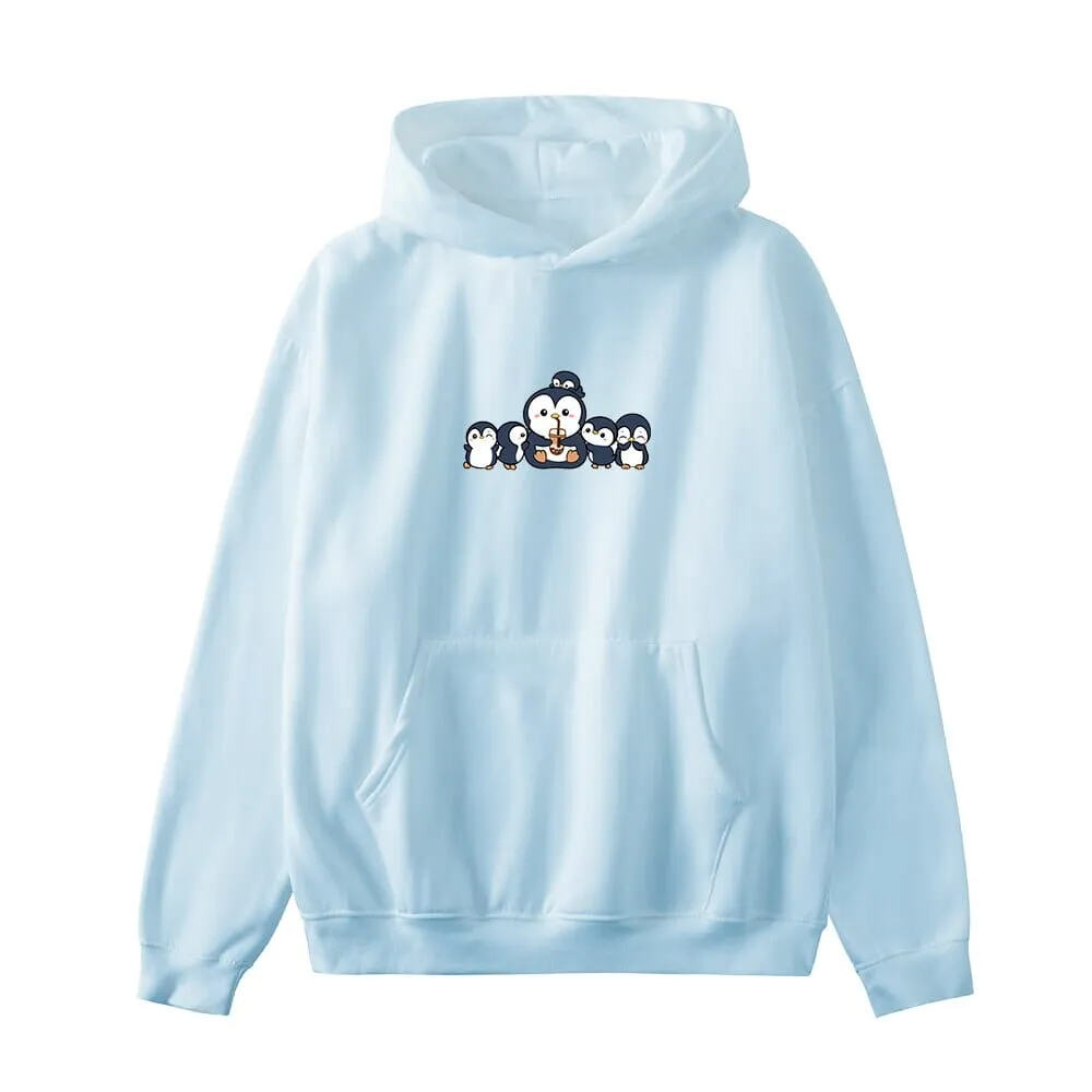 Penguin and Friends Oversized Soft Hoodies