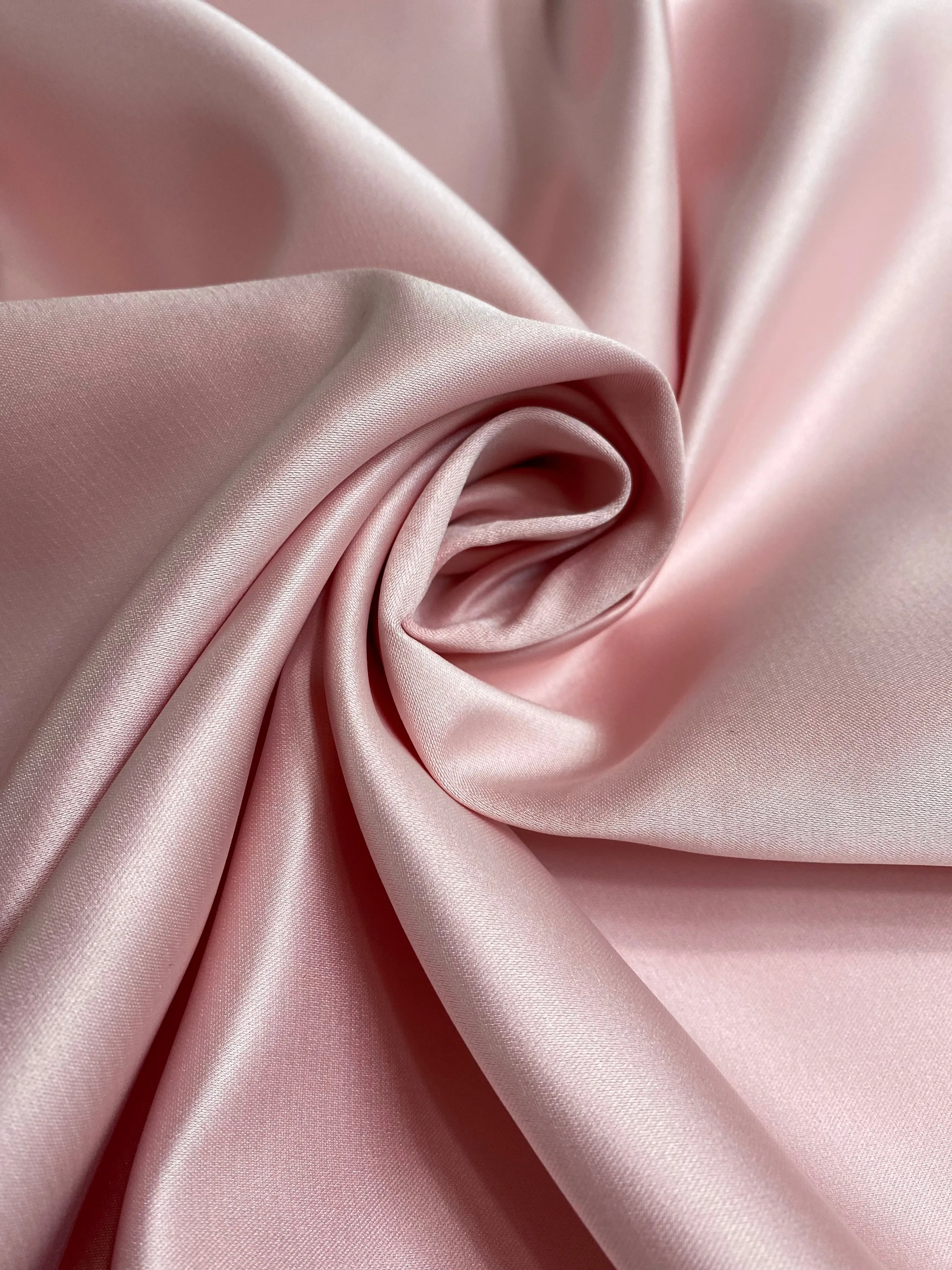 Pink Italian Double Face Poly Satin