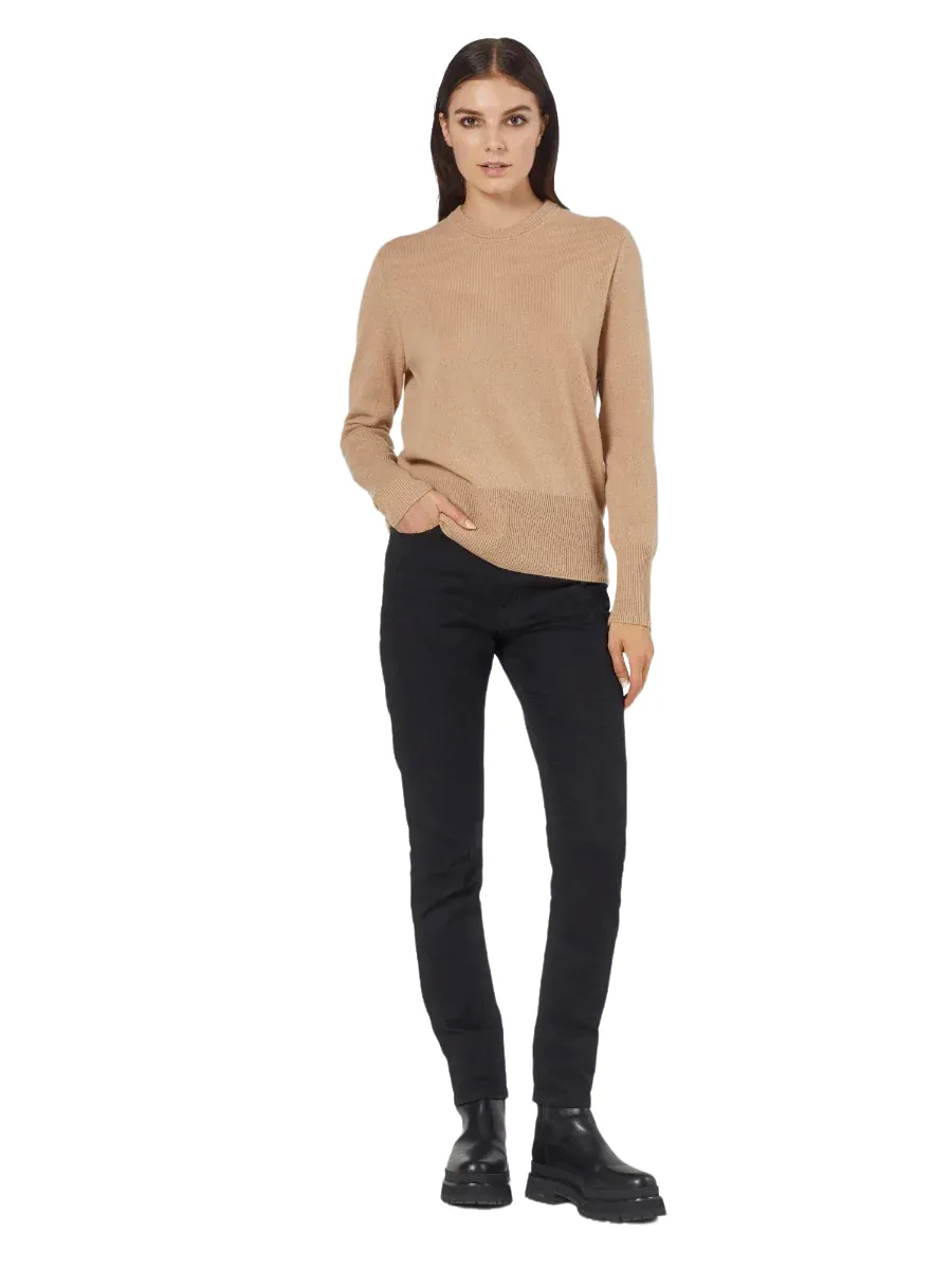 Sanni Cashmere Crew Sweater - Camel