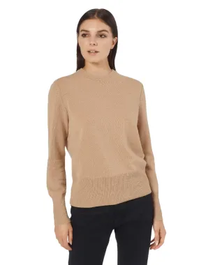 Sanni Cashmere Crew Sweater - Camel