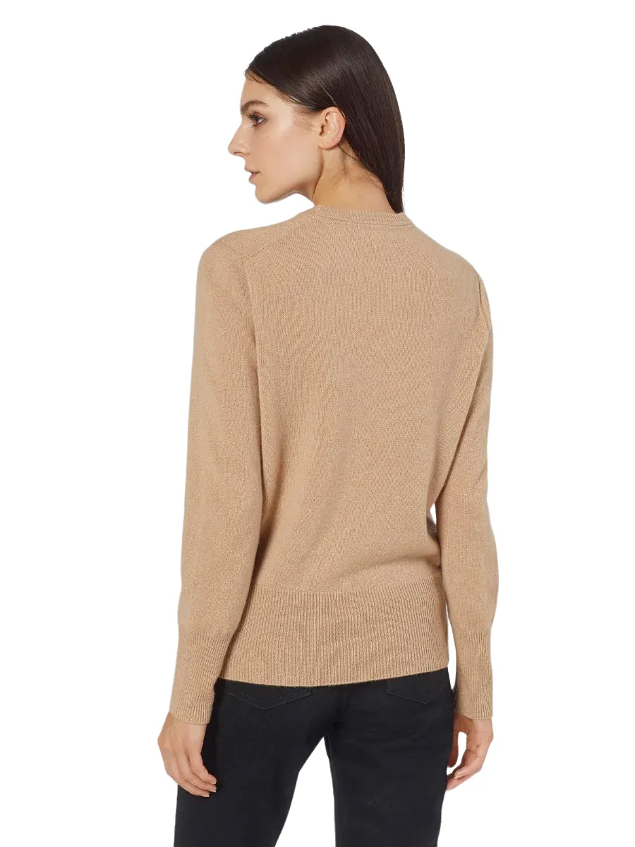 Sanni Cashmere Crew Sweater - Camel