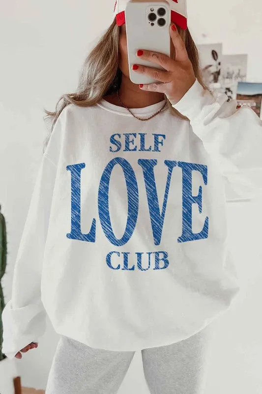 SELF LOVE CLUB OVERSIZED SWEATSHIRT