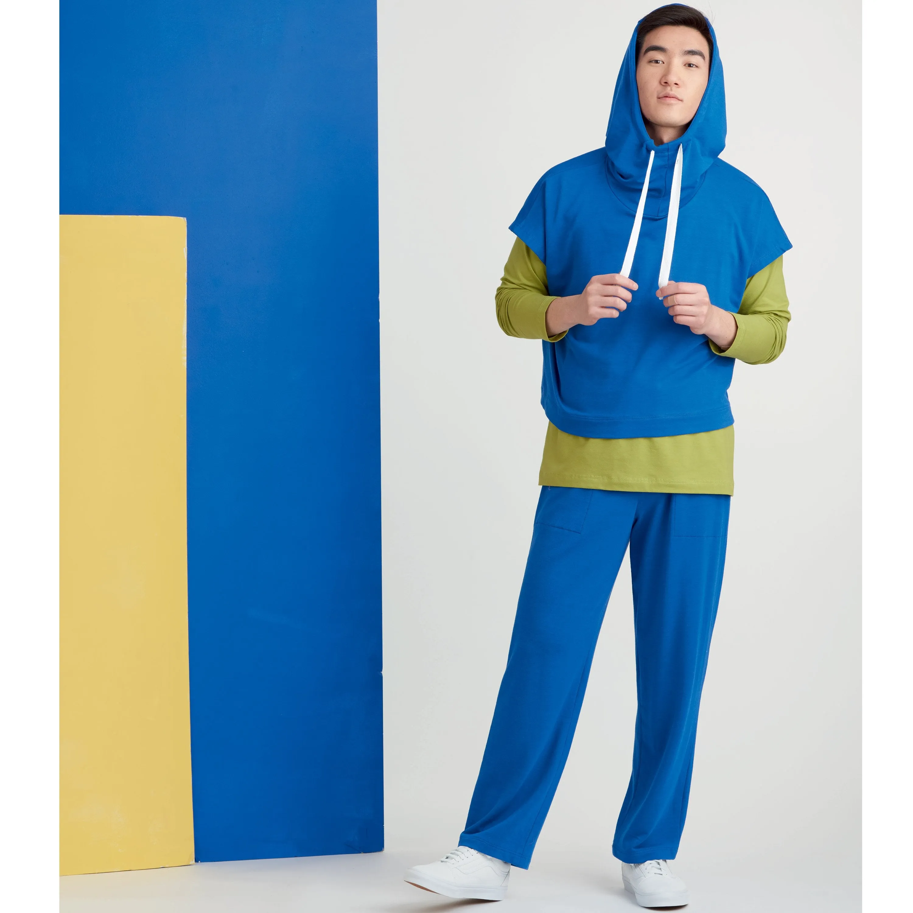 Simplicity Sewing Pattern 9379 Unisex Oversized Knit Hoodies