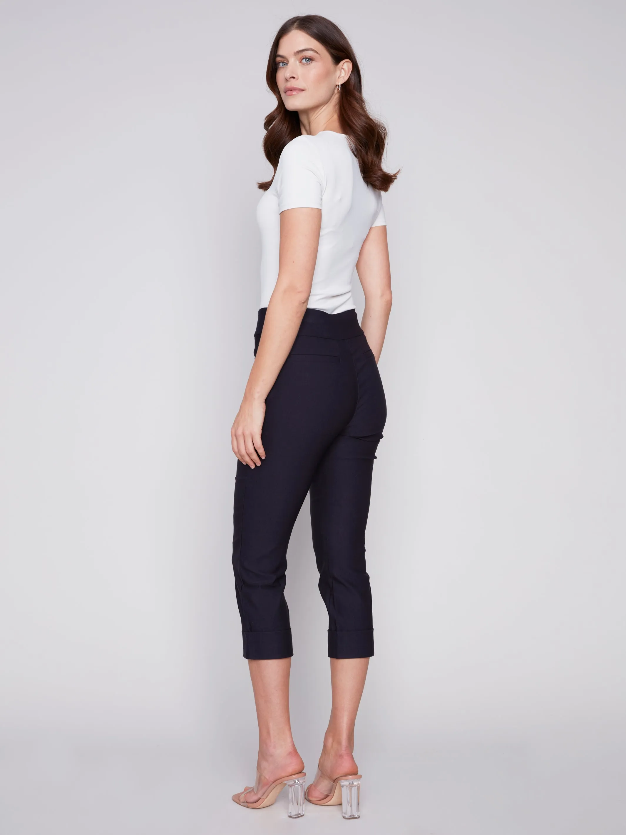 Stretch Pull-On Capri