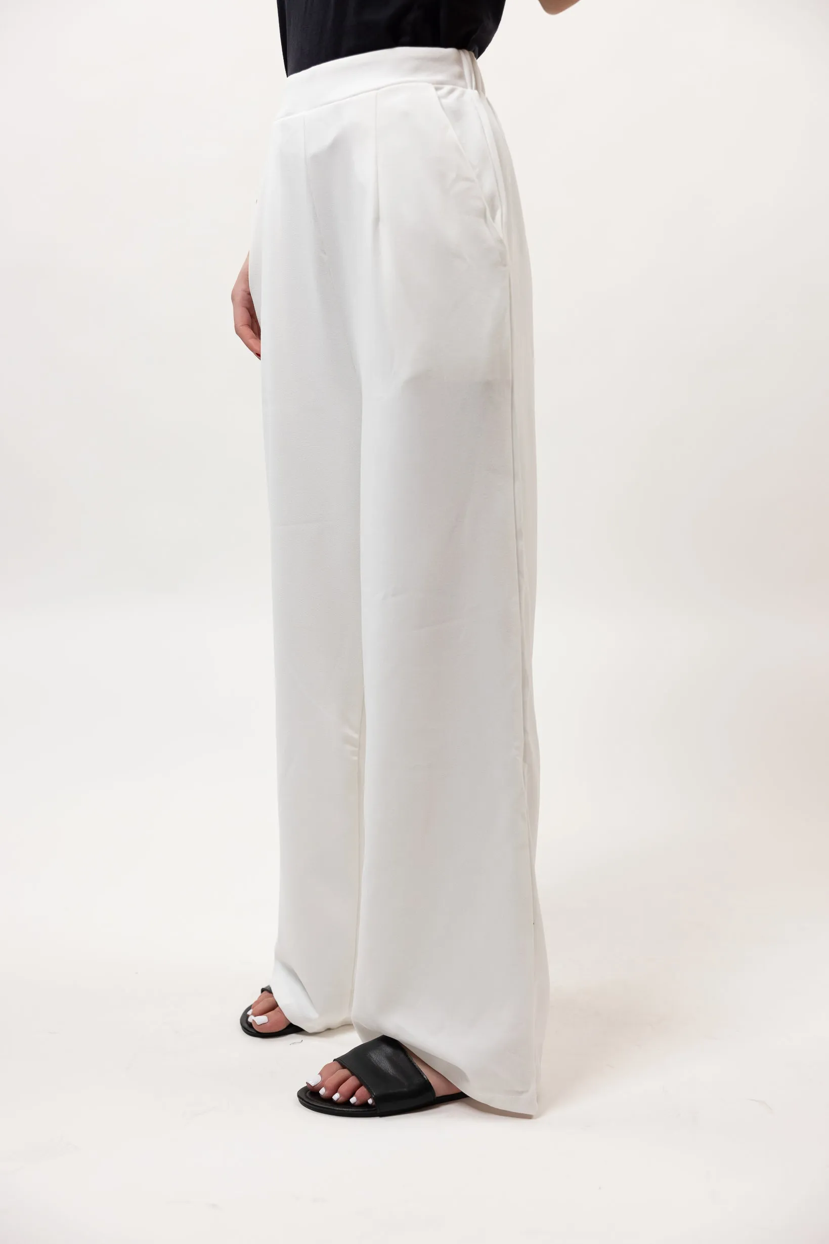 Stretch Wide Pants