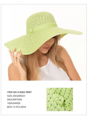 Wide Brim Sun Hat-Mint